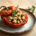 Gevulde Tofu-tomaat uit de oven