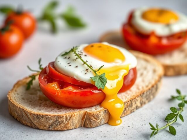 Gevulde tomaten met ei