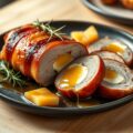 Gevulde varkenshaas met brie en ananas