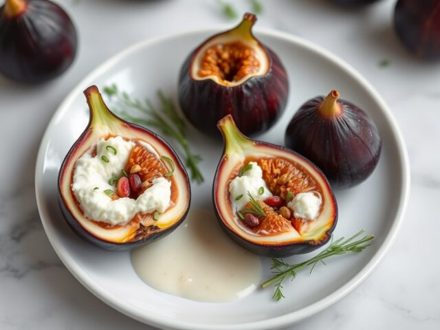 Gevulde vijgen met ricotta