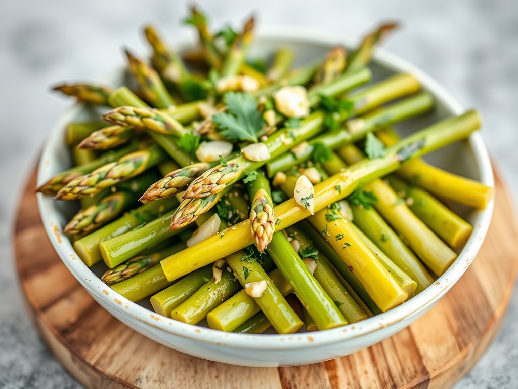 Geweven asperges, AI-gegenereerde illustratie