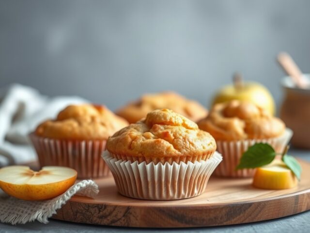 Gezonde Appel-Honing Muffins