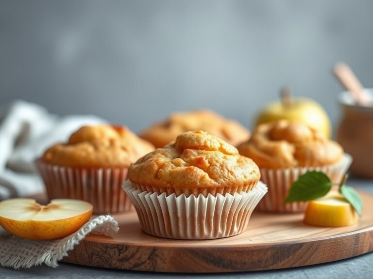 Gezonde Appel-Honing Muffins