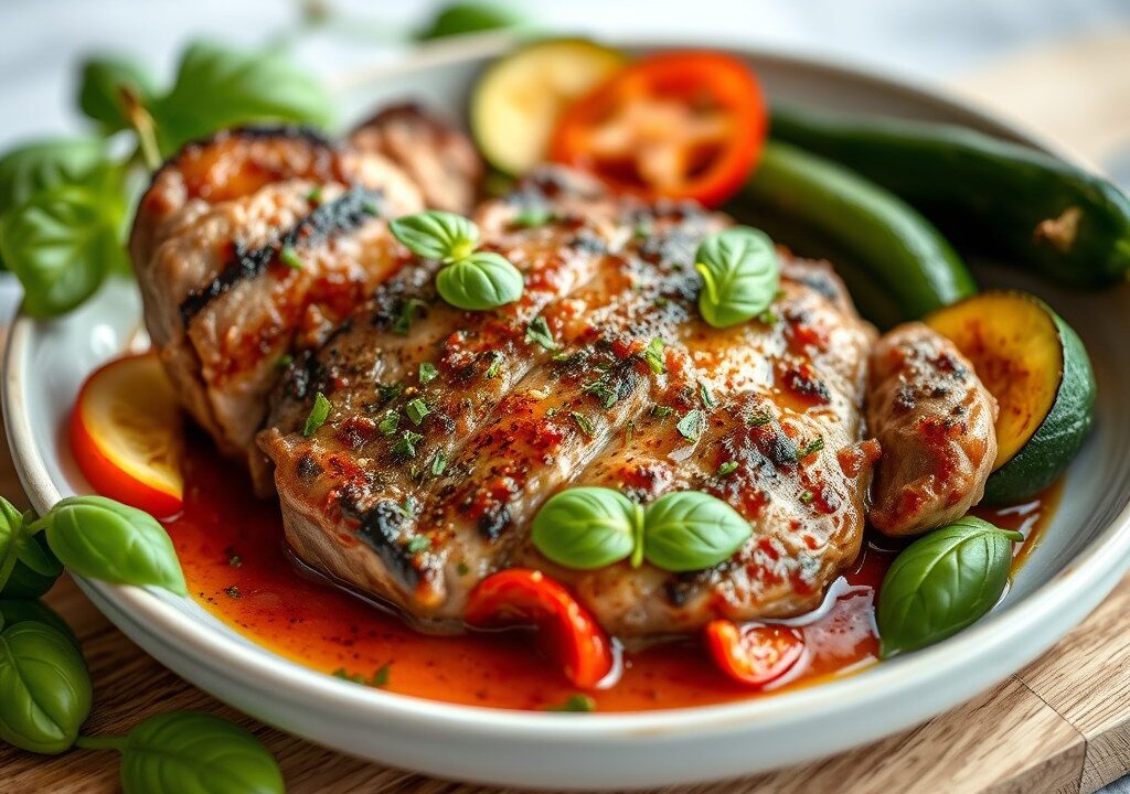 Gigot d’agneau, AI-gegenereerde illustratie