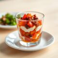 Glaasje paprika – geitenkaas