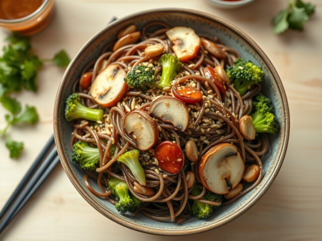 Glutenvrij Sobasalade met bimi
