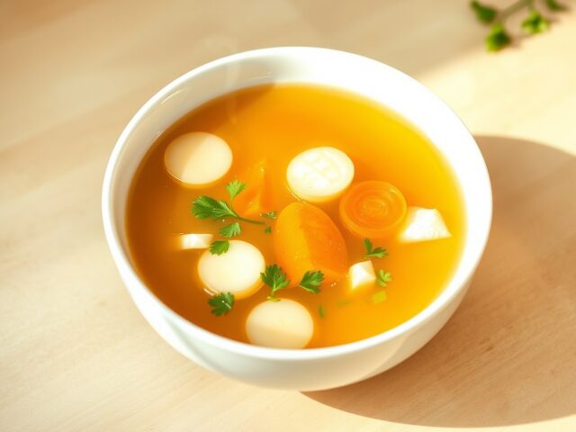 Glutenvrije kippenbouillon