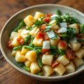 Gnocchi met spek en tuinbonen