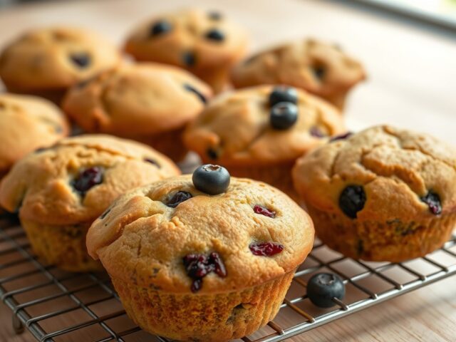 Goji-bosbessenmuffins