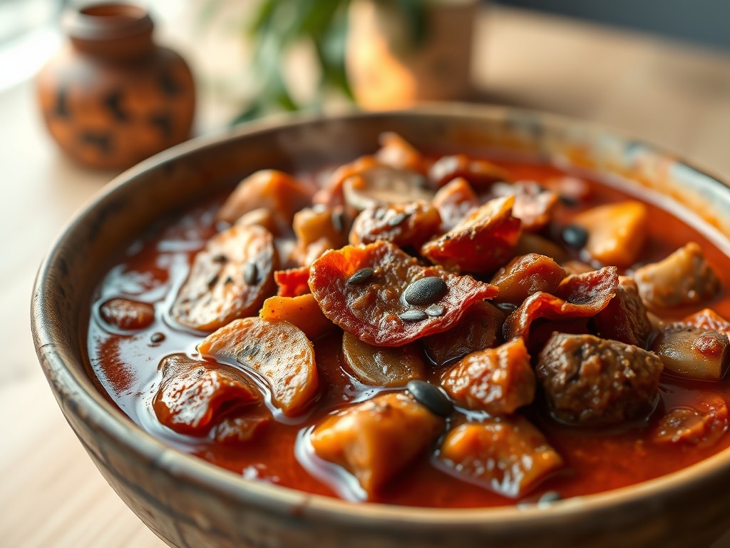 Goulash, AI-gegenereerde illustratie