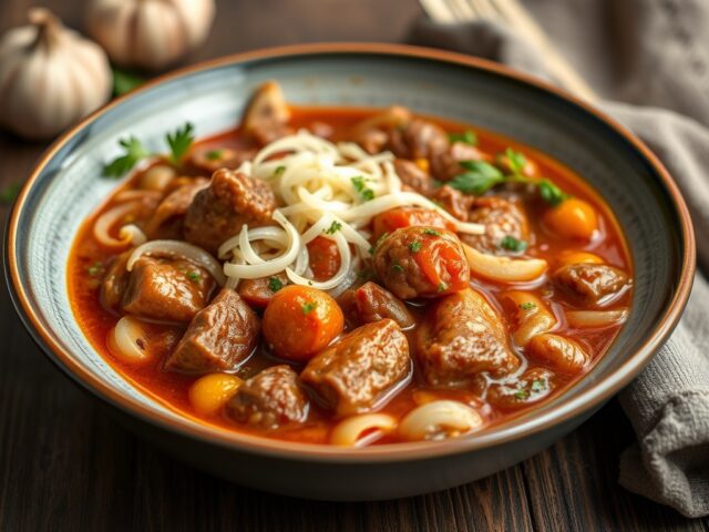 Goulash in de römertopf