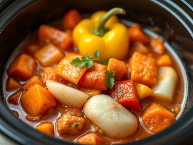 Goulash in de slowcooker