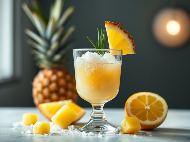 Granita van ananas
