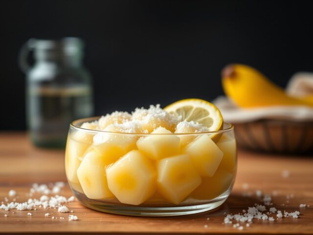 Granita van bananenlikeur