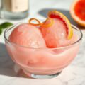Grapefruit- wodka sorbet