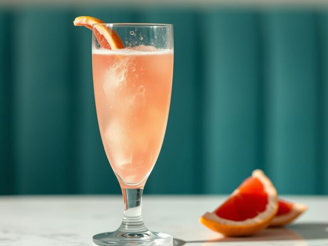 Grapefruitsorbet met champagne