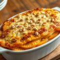 Gratin van prei en zoete aardappel