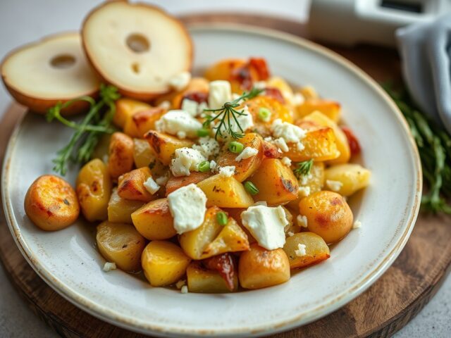 Gratin van schorseneren met gorgonzola