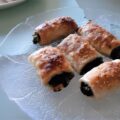 Griekse bladerdeeghapjes met spinazie en feta