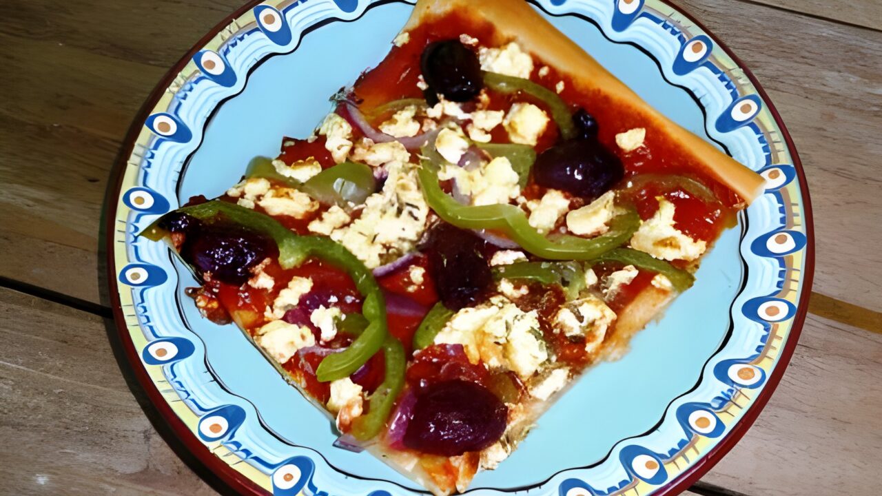 Griekse pizza van Yiannis