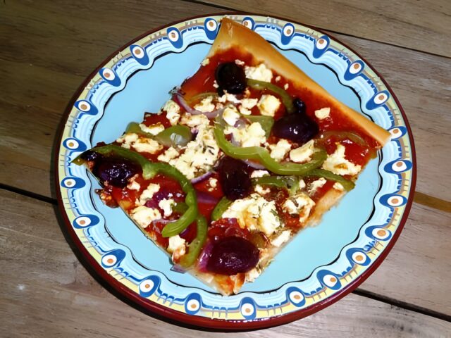 Griekse pizza van Yiannis