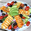 Griekse salade met Halloumi