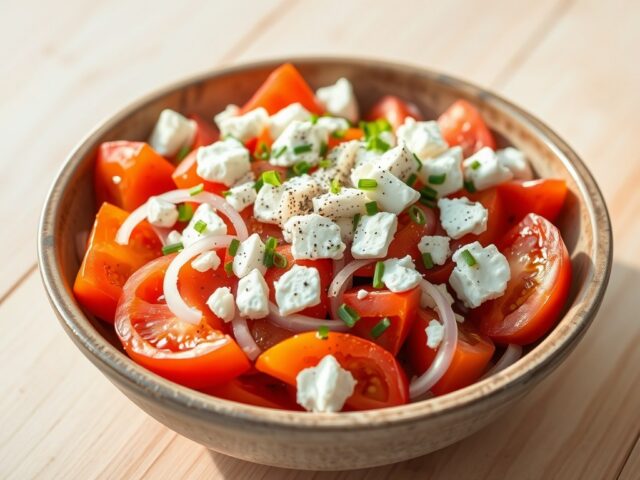 Griekse tomaten salade