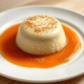 Griesmeeltimbaaltje met sinaasappelsaus