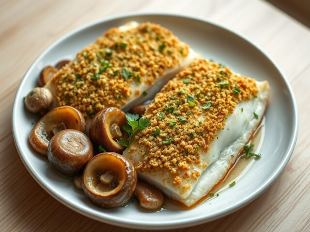 Grietfilets in kruidenkorst