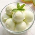 Groen meloen sorbet