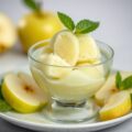 Groene appelsorbet