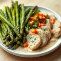 Groene asperges met varkensreepjes