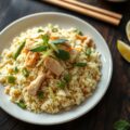 Groene curry gebakken rijst