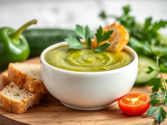 Groene gazpacho