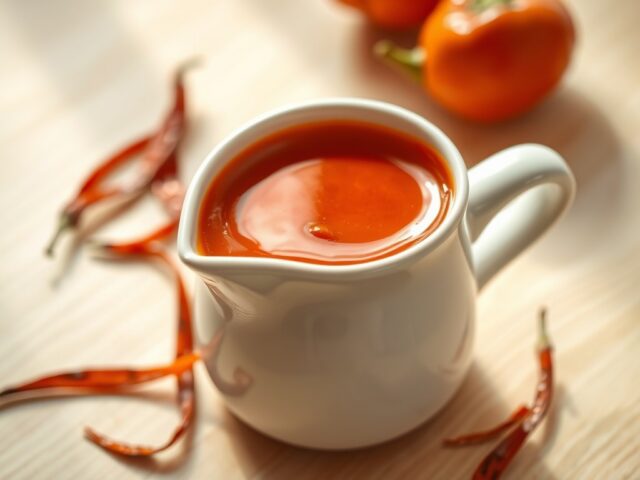 Groente jus voor over vlees