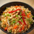 Groenterijst uit de wok