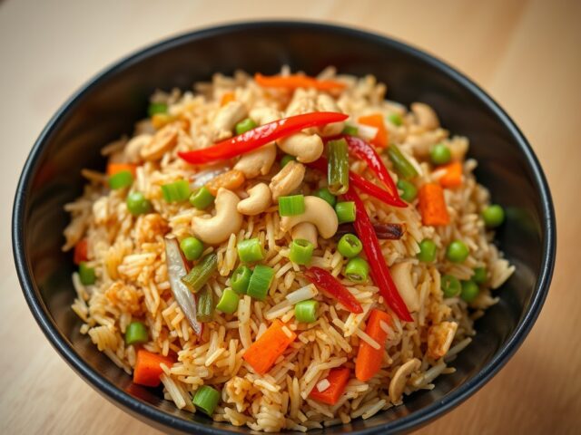 Groenterijst uit de wok