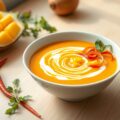 Groentesoep met mango