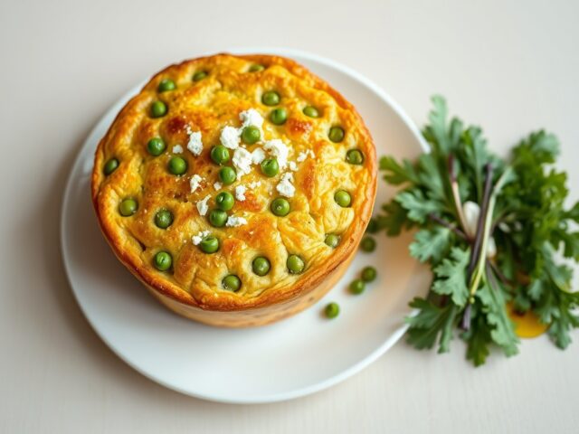 Groentesoufflé met feta en ricotta