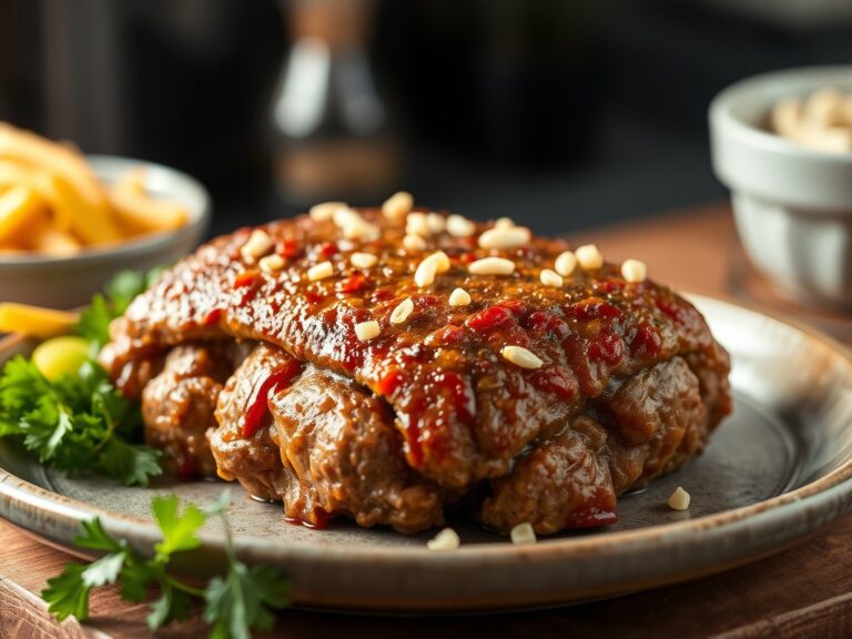 Gyros gehaktbrood uit de oven