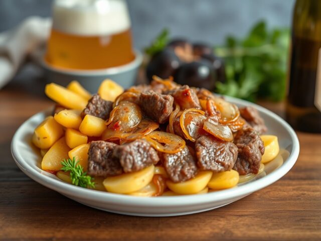 Hachee met aardappeltjes