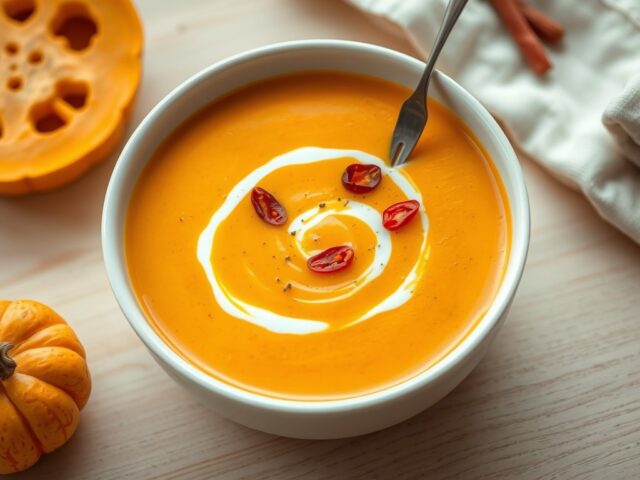 Halloween pompoensoep