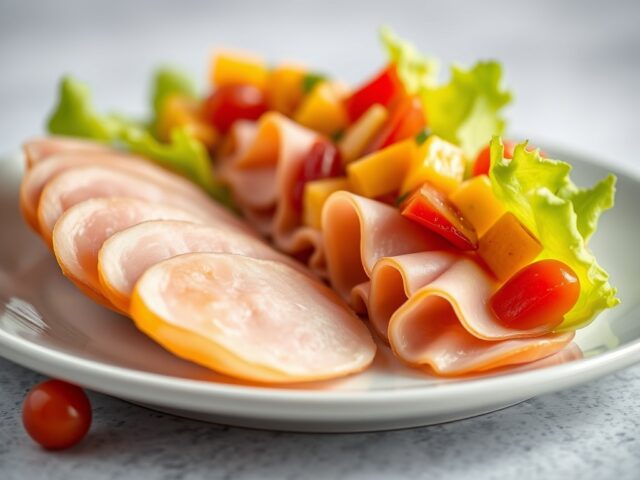 Ham en ananascocktail