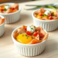 Ham en ei cocotjes