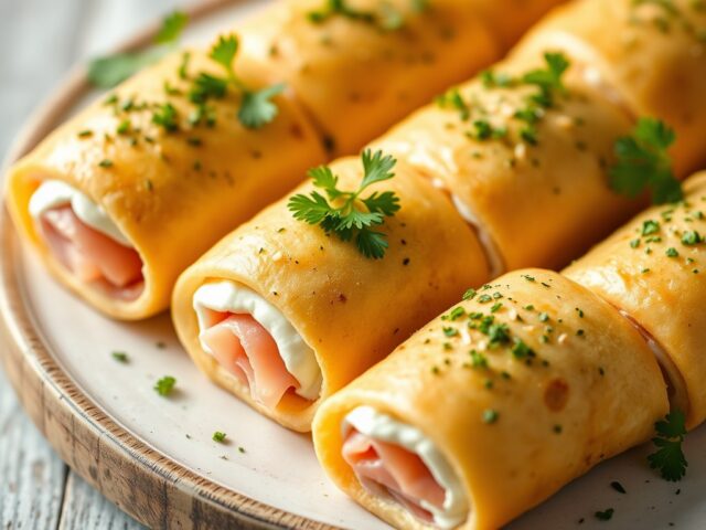 Ham-monchou rolletjes