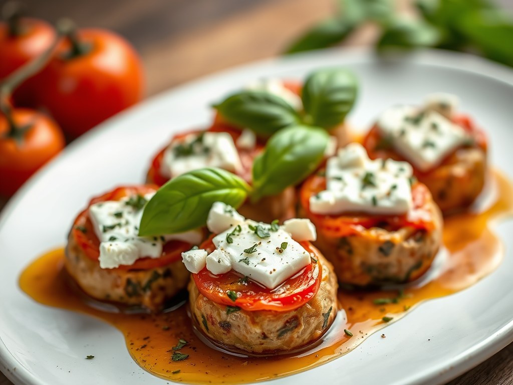 Hambuideltjes met feta, AI-gegenereerde illustratie