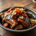 Hamlapjes in ketjapsaus