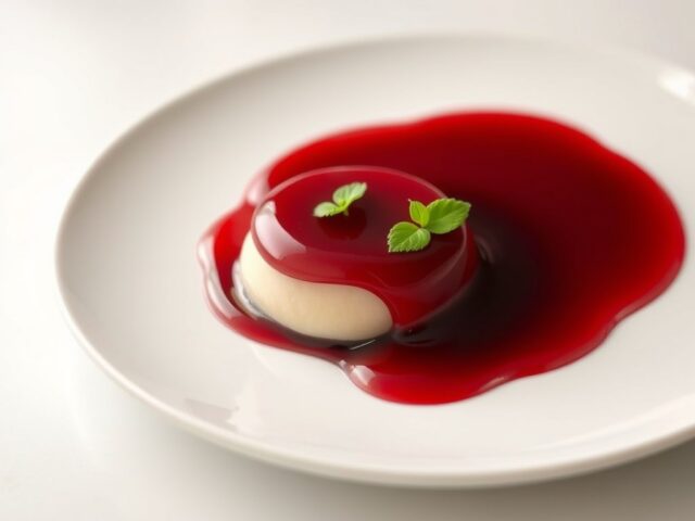 Hammousse met portgelei á la bulli