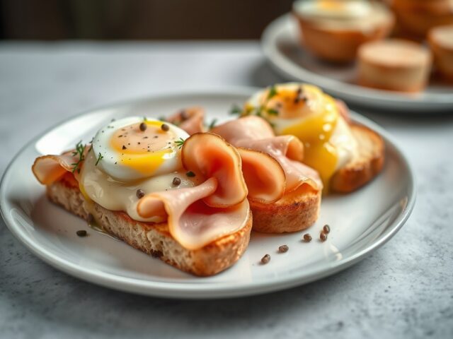 Hamspiraaltjes met aspergemousse