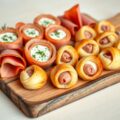 Hapjes met ganda ham